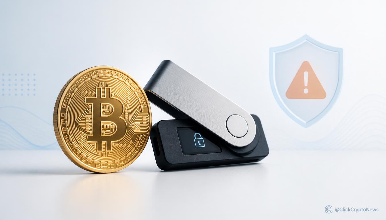Bitcoin wallet security mistakes warning illustration