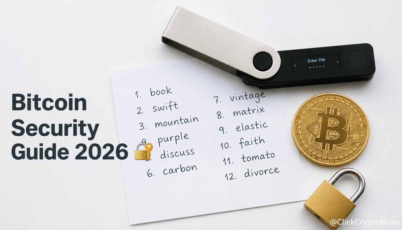 itcoin security guide 2026 hardware wallet seed phrase
