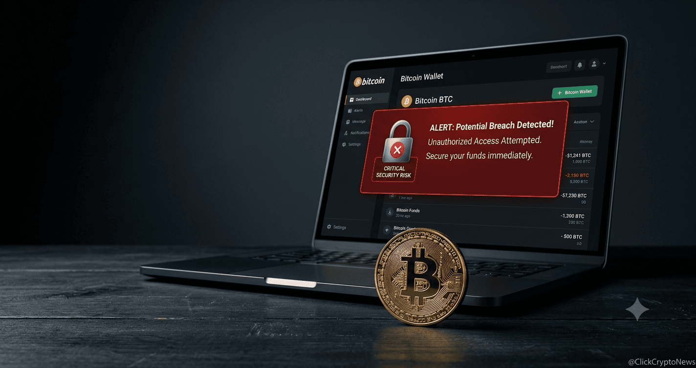 Crypto scams 2026 warning Bitcoin security alert